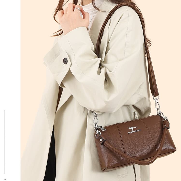 Lychee-Muster leichte Luxus-Umhängetasche Damen-Schultertasche