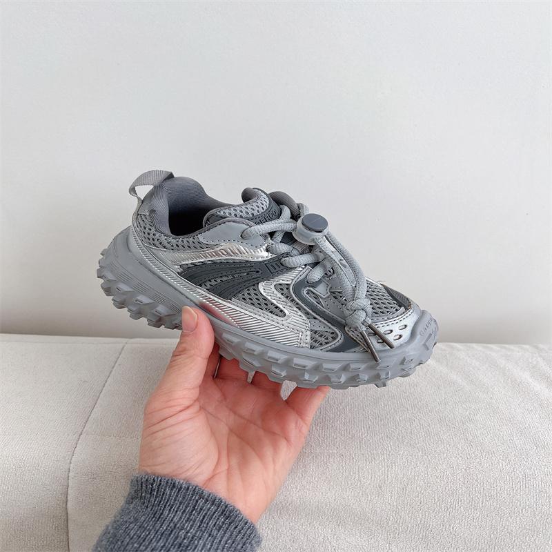 2025 Neue Mode Große Kinder Klobige Sneaker mit Plüsch Warme Winter Sportschuhe Kinder Mädchen Jungen Rutschfeste Lauf-Sneaker
