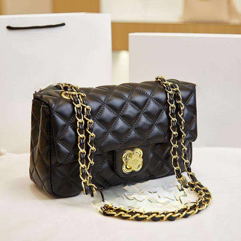 

Модная сумка на одно плечо подмышку для женщин в корейском стиле, универсальная сумка-цепочка с ромбами, новый стиль, летняя сумка кроссбоди, маленькая квадратная сумка, простая