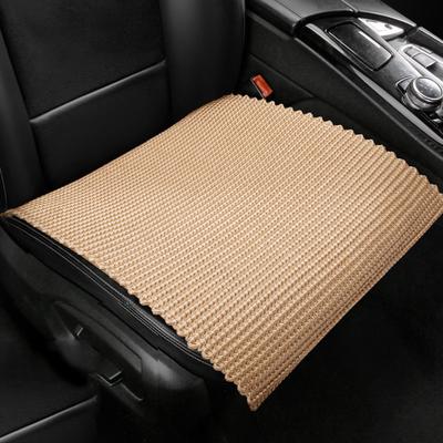 Nonslip Car Seat Cushion Ice Silk Cooling Cover Summer Front Seat Breathable Solid Color Ice Silk Car Seat Cover