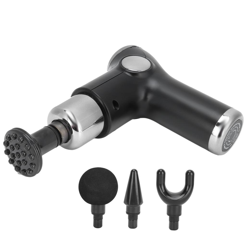 Profesionální svalový masážní přístroj Muscle Relax elektrická tkáňová masážní pistole (Černá)