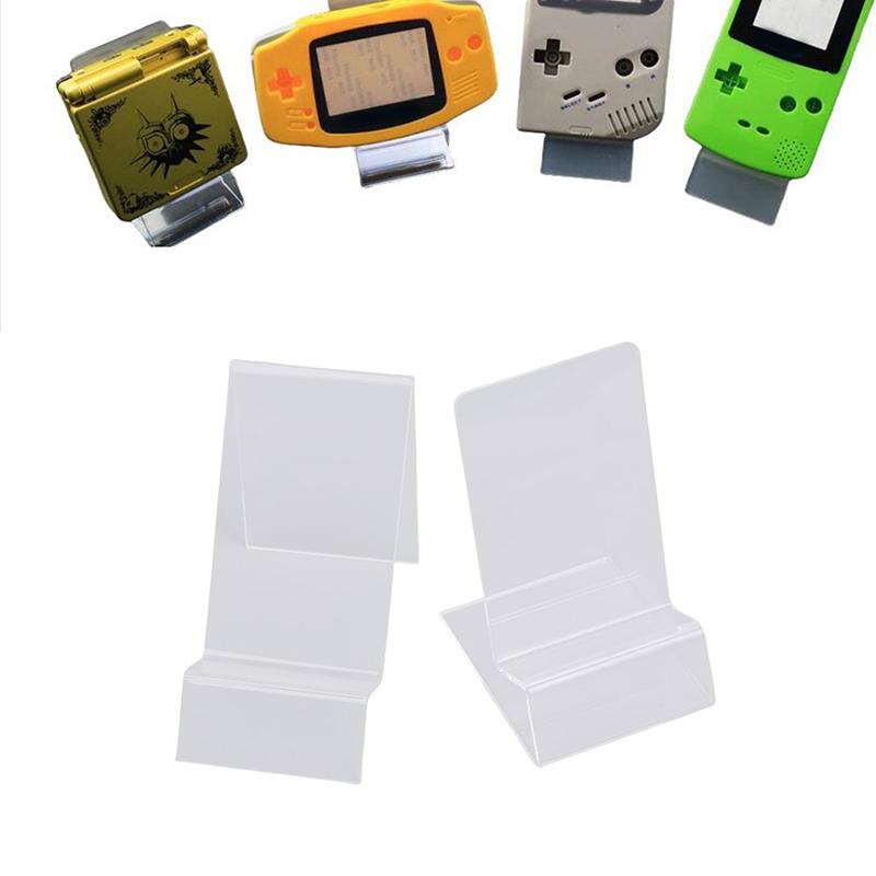 1ks akrylový stojan na displej pro Gameboy Gb Gbc Gba Gbp Psp Nds 3Ds 2Ds Psv Přenosný držák mobilní herní konzole Psvita