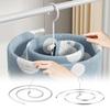 Spirals Drying Rack Round Rotating Space Saving Stainless Steel Bed Sheet Hanger Multi-functional Household Dorm Balcony Drying