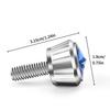 Car License Bolt Fastener Kit, Diamond Encrusted License Plate Frame