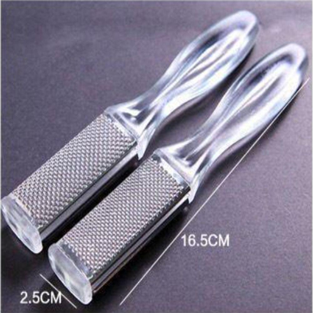Silver Foot Rasp Stainless Steel Pedicure Tool New Foot Scrubber  for Feet
