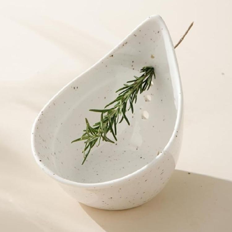 Resin Herb Stripping Bowl Feature Nonstick Design Vegetable Peeler for Effortlessly Cleaning and Hygienes in Any Kitchen