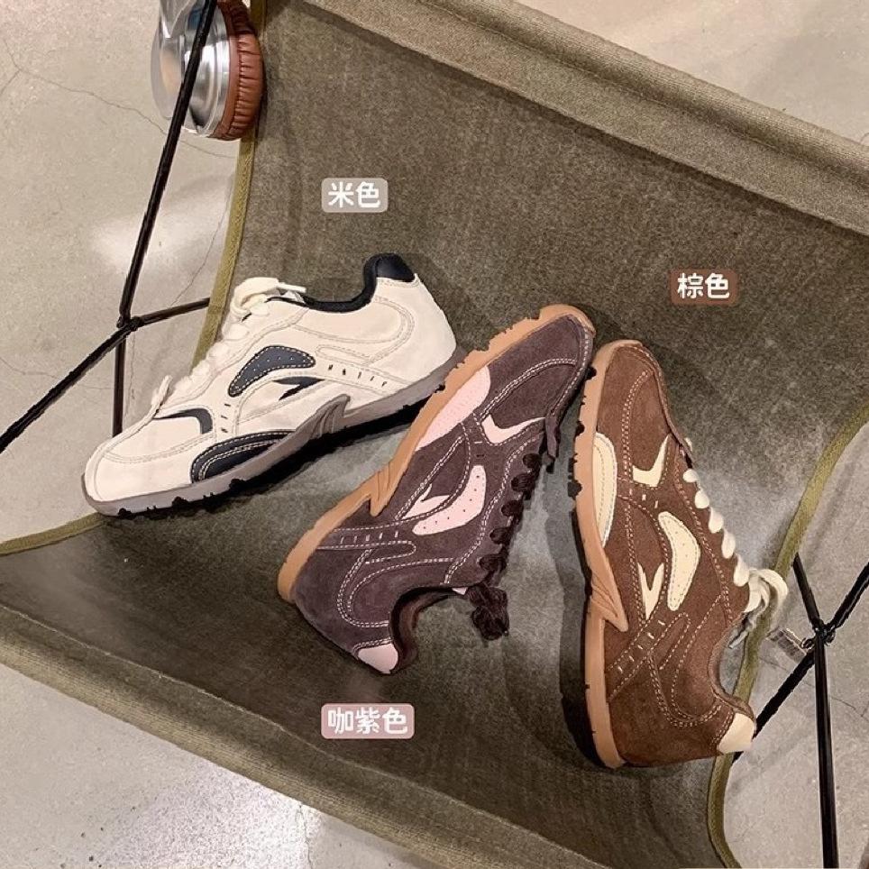 Rindslederversion von Grape Mother, die gleiche koreanische Trainee-Farbabstimmung mit Schnürung zur Höhenvergrößerung, Freizeit-Sport, moralisches Training sho