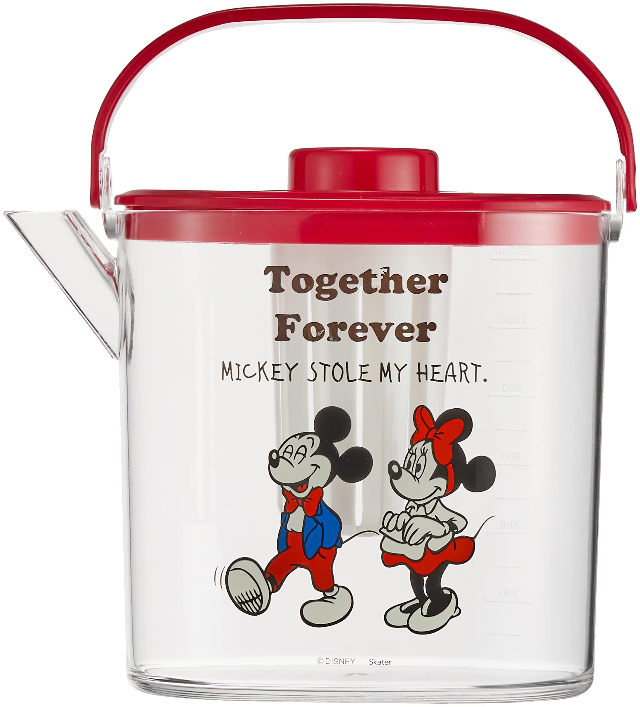

Skater Mickey & Friends Comic Disney 1.2L Heat-Resistant Cold Tea Pot with Strainer, CM10