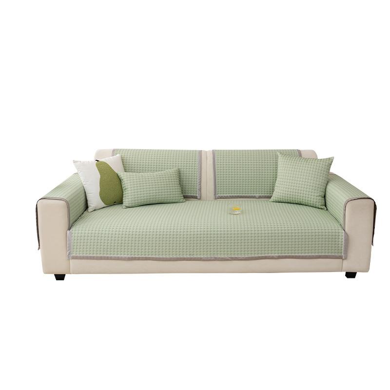 Cool Doudou Sofa Cushion Summer Non-Slip Mat Cushion New  Simple Modern Cold Leather Sofa Cover