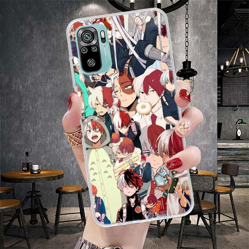 My Hero MHA Todoroki Shoto Soft Phone Case For Xiaomi Redmi Note 15 14 14S 13 12 Pro Plus 12S 11 11S 11E 10 10S 11T 5G Fundas Co