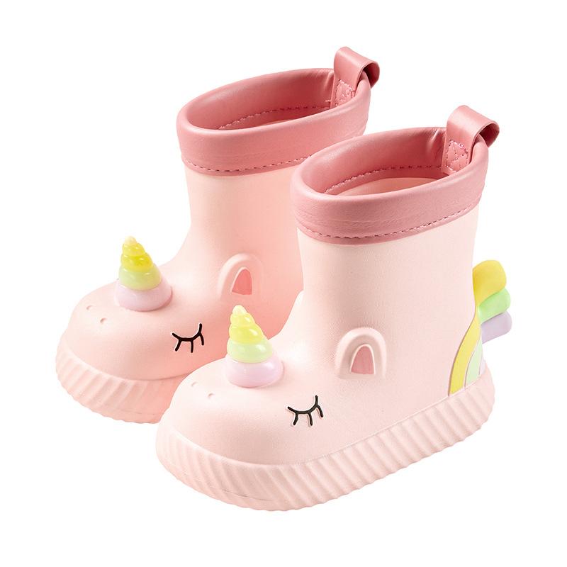 Happy Mary children's rain shoes women's baby boy rain boots student water shoes eva children's rubber shoes