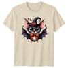 Halloween Bat Witch Hat Unisex TShirt Holidays Halloween Unisex Unisex Graphic Tee
