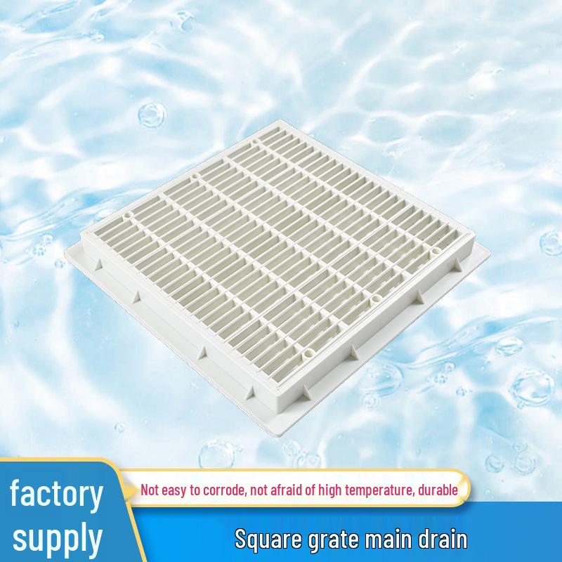 ABS Swimming Pool Equipment Square Main Drain Outlet - In Stock
