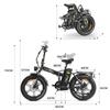 Electric Bike Foldable EMOKO C94 20" 1000W Motor City Ebike 48V 35AH Max Range 200Km 7 Speed Black