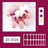 16 Strips Nail Polish Sticker Nail Stickers Set for UV Lamp Designer 3D Nails Polish Wraps Fashion Gel Nail Art Stickers