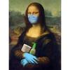 Funny Mona Lisa Poster Wall Art Canvas  Posters Classsic Oil  Character Funny Interesting Pictures Home Decor