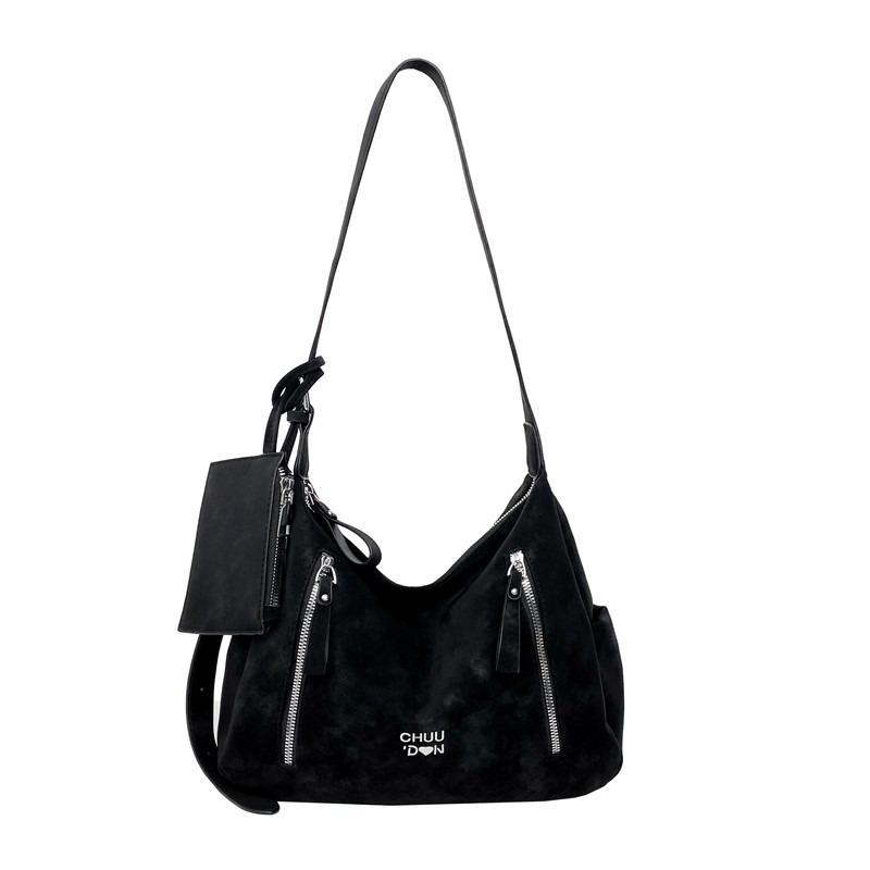 Large Capacity Bag Women's New Messenger Bag Retro Fashion Simple Handbag Shoulder Bag Commuter Tote Bag