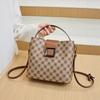 Women's shoulder bag 2026 new model with monogram print, bucket bag, fashionable and versatile crossbody bag, high-end feel for commuting