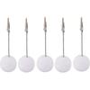 3pcs White Photo Clip Resin Memo Clamp Photo Holder Display Holder  Golf Event
