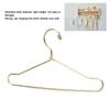 10pcs Gold Doll House Clothes Hanger Rose Gold Outfit Holder Doll Garment Hanger  Wardrobe Storage