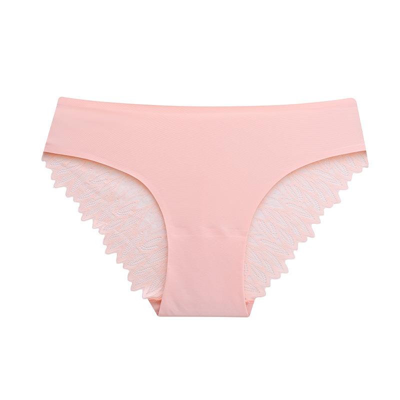 

Женские кружевные трусики без следов, трусики-бикини с низкой талией, женские закрытые трусики большого размера L