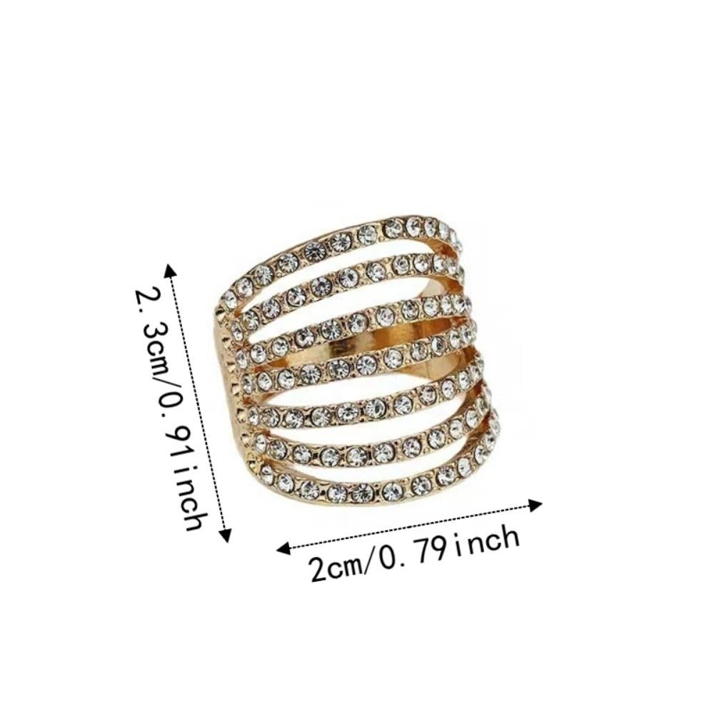 Full Rhinestone Scarf Buckle Clip Exquisite Shawl Decorative Accessory Daily Wear