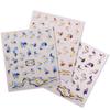 Manicure Sticker 3D Bronzing Nail Decal DIY Ribbon Nail Art sticker