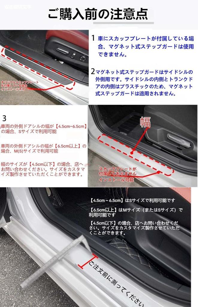 REENEW Magnetic Scuff Plate Side Step Guard, Magnetic, Car Step Guard, Magnet, Side Step