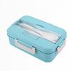 Picnic Bento 3-compartment Meal Storage Lunch Box With Cutlery  For Kids Adult