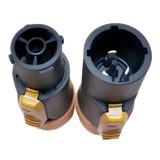 3P Stage Lighting Beam Light with Aviation Plug, LED Display, and XLR Waterproof Male/Female Socket.