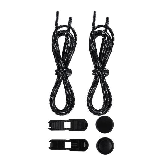 1 Set No Tie Shoelaces Elastic Heavy Duty Lock Adjustable Multi-colored Kids Adults