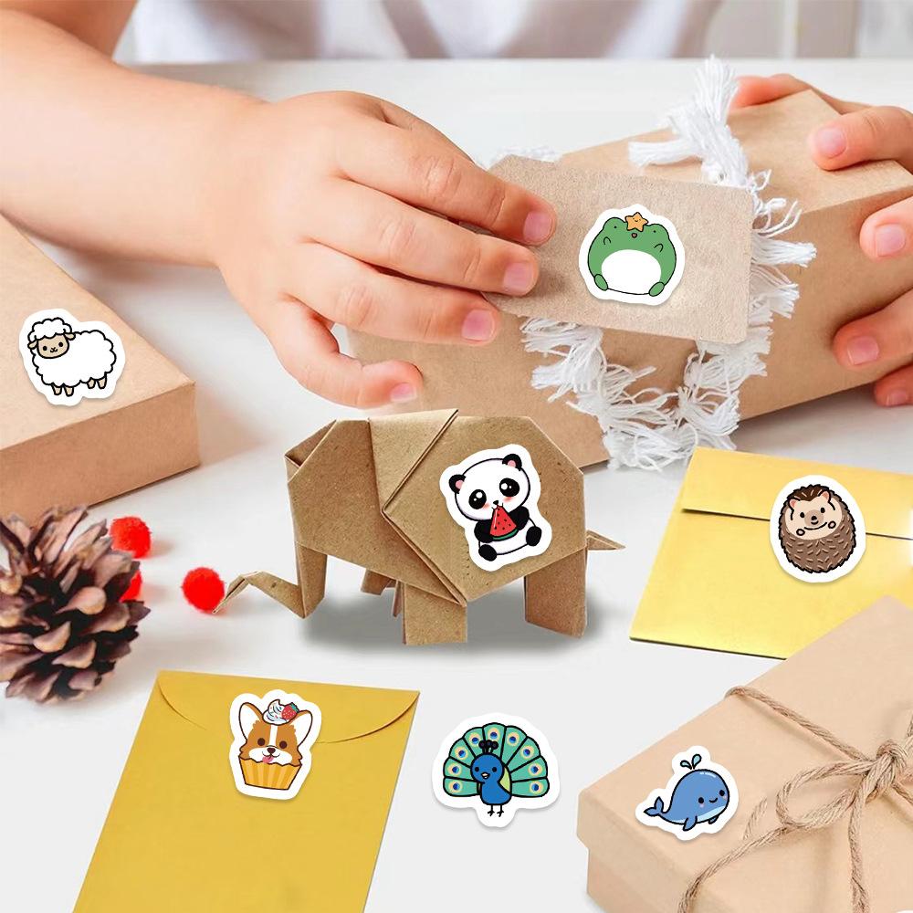 100-500pcs Animals Pandas Cartoon Graffiti Stickers DIY Phone Guitar Laptop Notebook Suitcase Waterproof Sticker Kids Toy