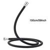Upgraded Bathroom Silicone Shower Tube Bend Arbitrarily Hose Explosion Proof Anti Winding Shower Head Hose High Toughness Design