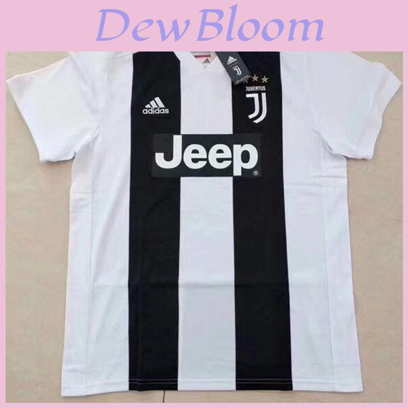 Juventus Ronaldo Cristiano Home Shirt Football Whiteblack Color 2018 2019 Seria