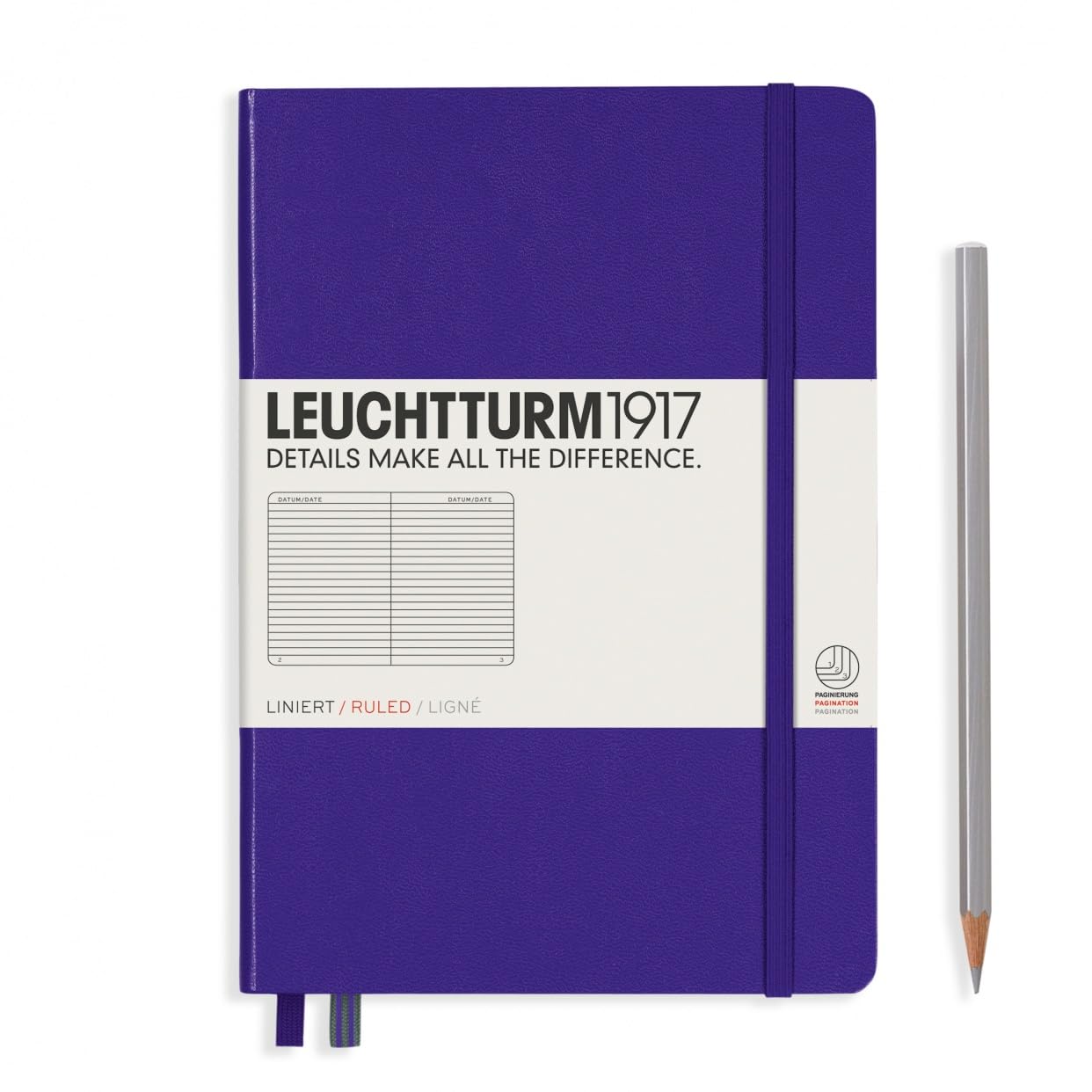 

Leuchtturm Note A5 Horizontal Ruled Purple 346685 Genuine Imported Product