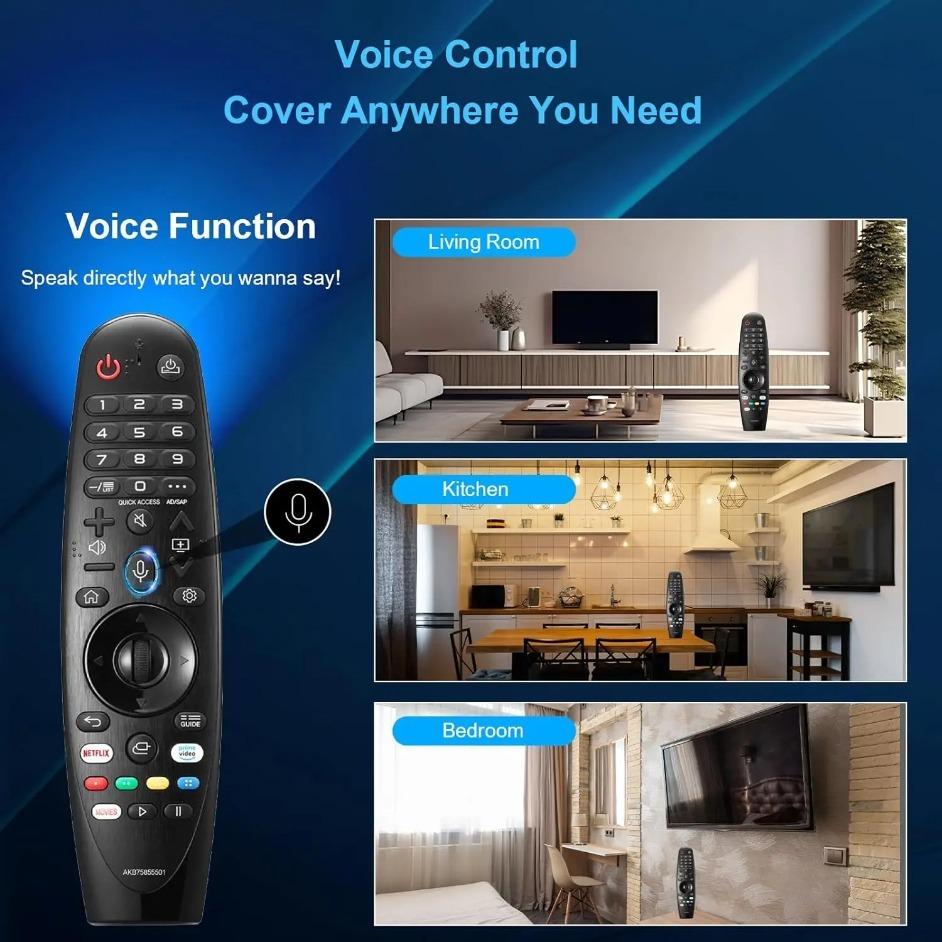 New AN MR20GA AKB75855501 Voice Pointer Function Remote Control Compatible with Many LG Smart TV Models