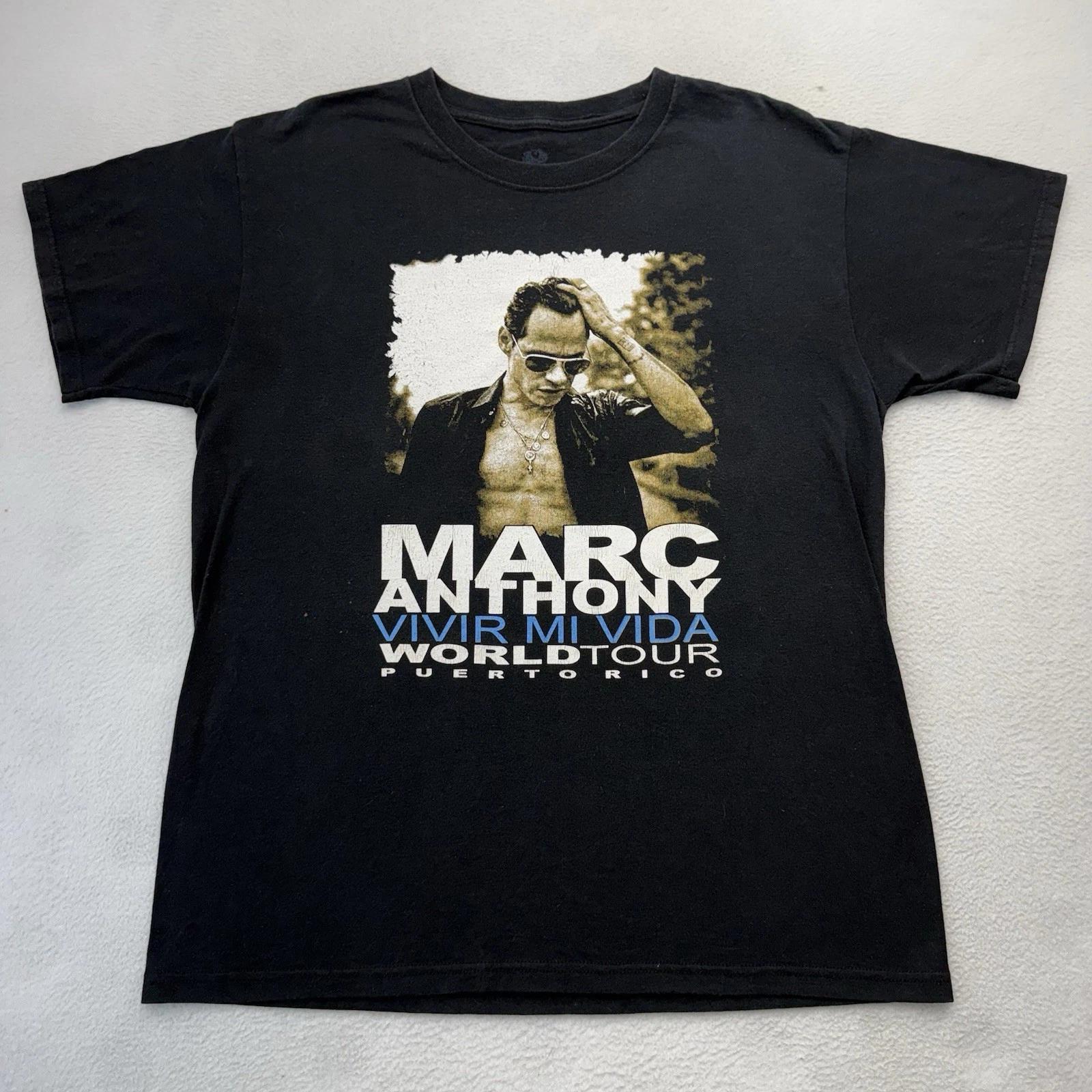 MARC ANTHONY Футболка тура Vivir Mi Vida 2014 L Пуэрто-Рико 3XL