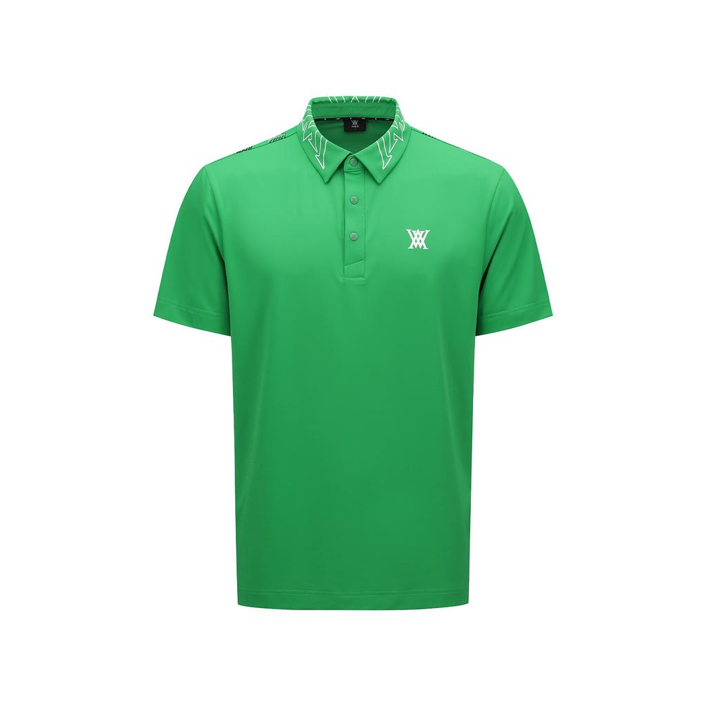 ANEW GOLF Men Sm New Signature Logo Short T-Shirt_Gn