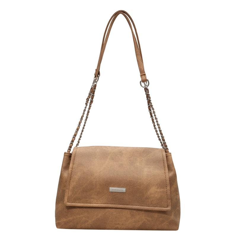 Retro fashion casual commuter chain underarm bag women's new simple large-capacity shoulder bag messenger bag