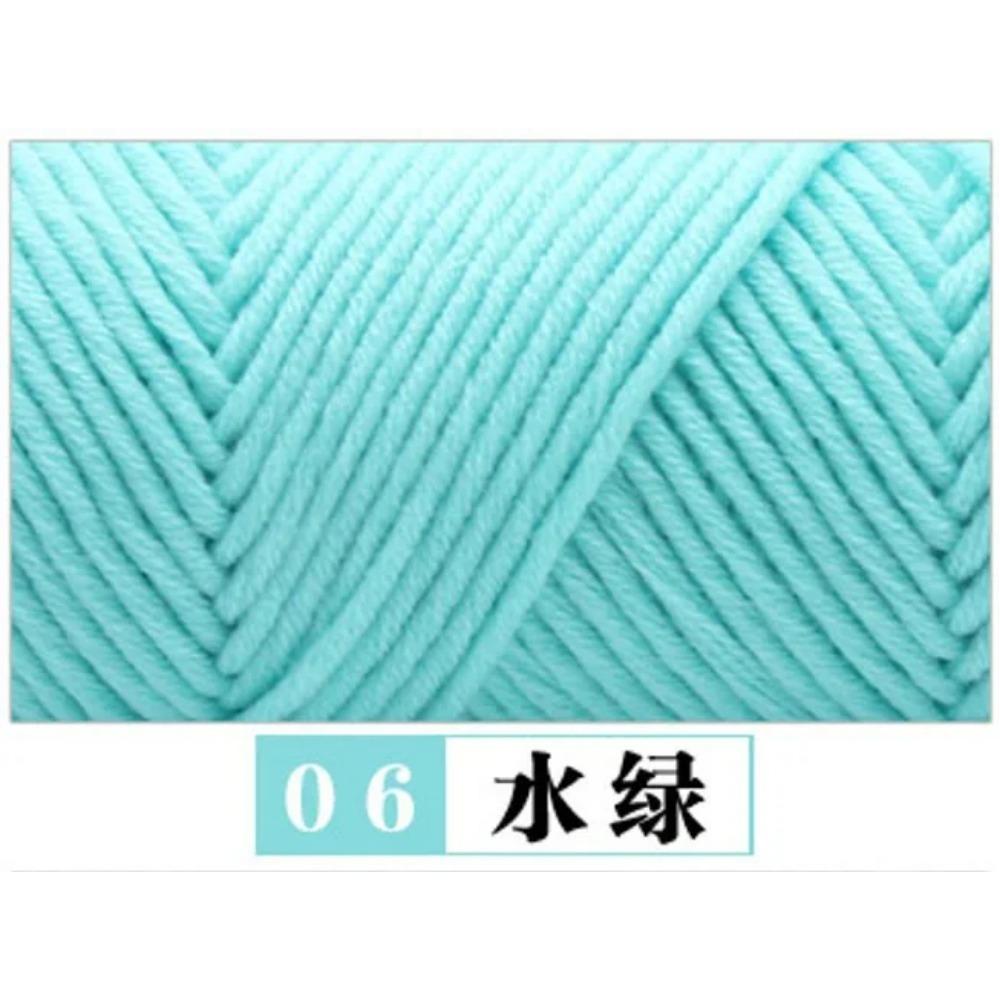 

100 г Пряжа Pure Colour Lover Мягкая молочная хлопковая пряжа Шерстяная пряжа 8 сложений Нить для вязания шарфа Шерсть Ручная работа DIY Шарфы Подарок