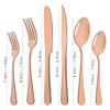 1/4Set Silver Food Portable Dinnerware Cutlery Stainless Steel Fkatware Fork Knife Spoon Dinner Set Silverware Tableware Set
