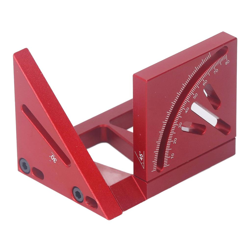 Multi Angle 3D Protractor 45 Degree Marking Ruler Essential Woodworking Line Marker Square Tool for