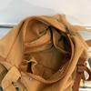 Multi Pockets Canvas Big Size Handbag Female Male Teenager Student Over Large High Street Hip Hop Fabric Zipper Messenger Bag