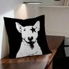Cartoon Bull Terrier Series  Personalized Pillow Cover Kids Bedroom Wild Party Decor Pillowcase kid Birthday shower Gift