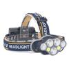 7 Core Headlight Long Range USB Rechargeable Headlamp Outdoor Work Light IPX4 Waterproof Built In Ba