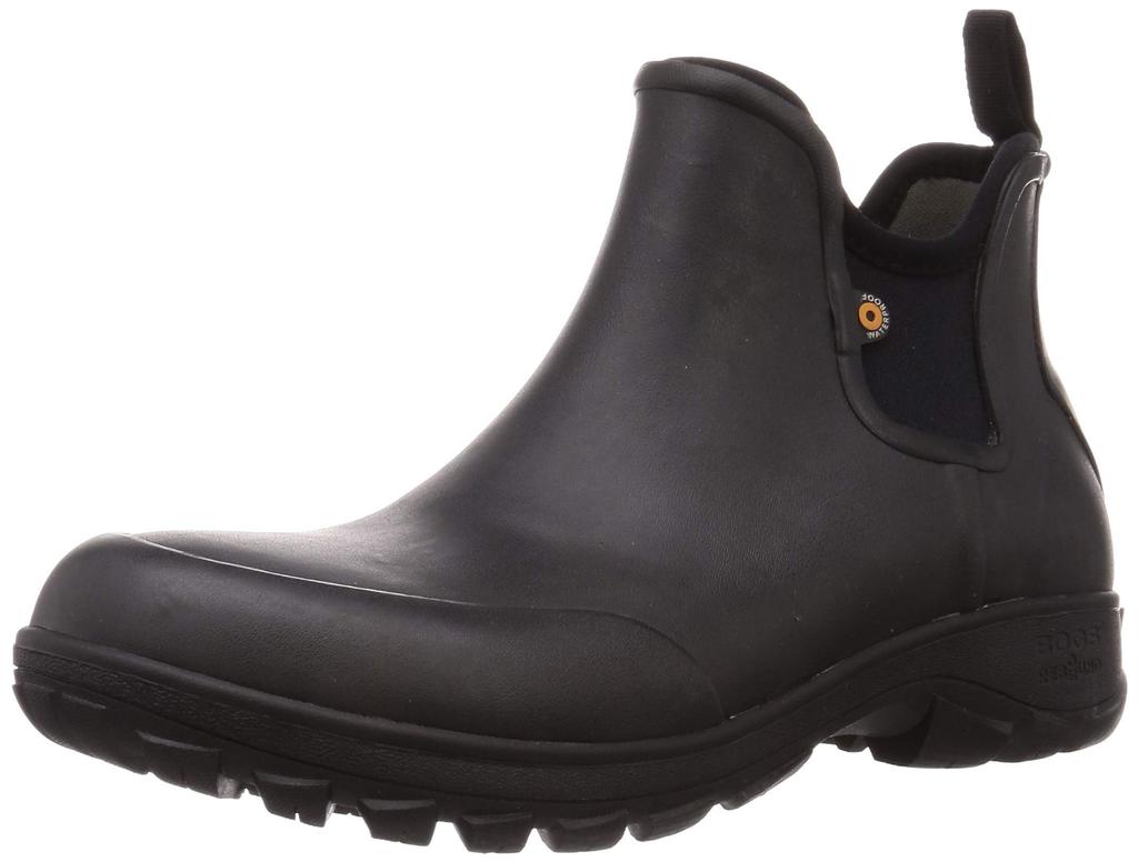 Bogs SAUVIE BOOTS Waterproof Snow Boots with Side Size Black SLIP-ON 72208, Men's Gore, 28cm,