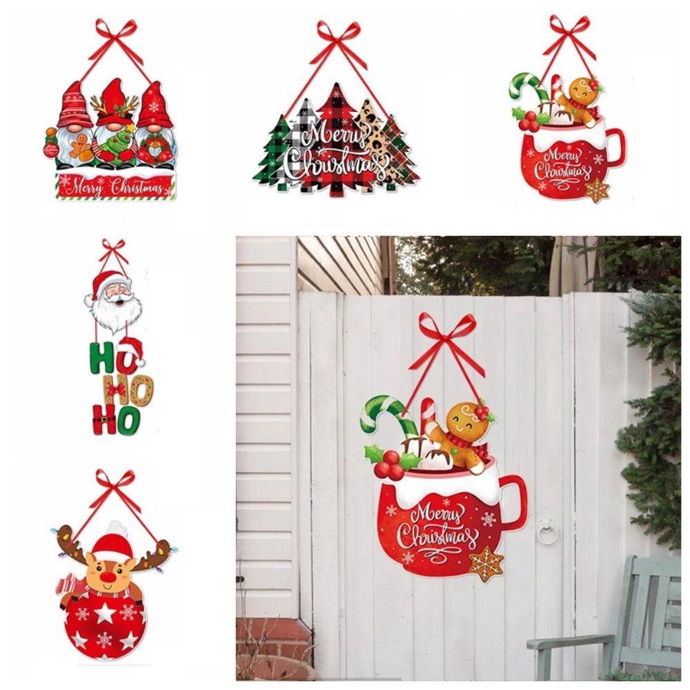 

Decoration Supplies Christmas Door Hanger Christmas Xmas Hanging Oranments Elk