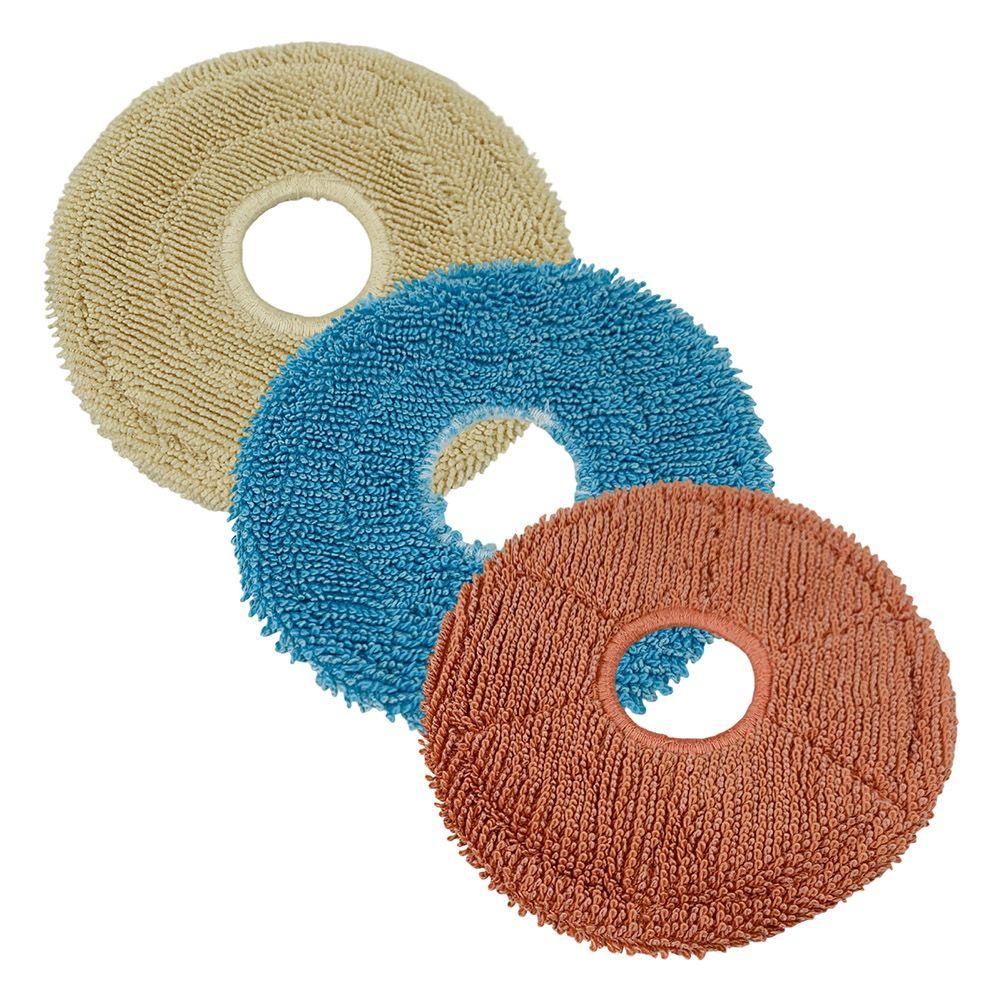 

Mop Cloth Set Robotic Mop Pads Heat-lock Cleaning Plush Material HyperClean Performance For MOBIUS 60 Robot Vacuum China Mainland