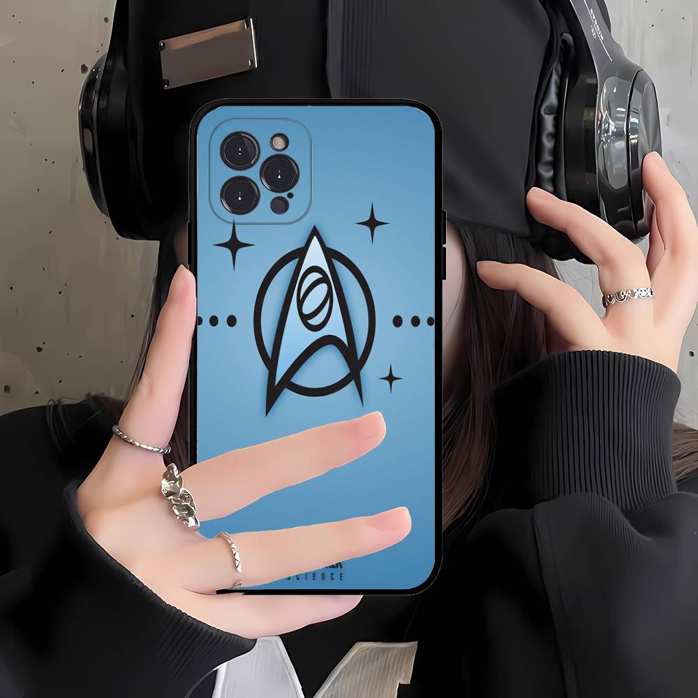 S-Star T-Trek Phone Case For IPhone 17 16 15 14 13 12 11 Pro Max Plus Mini Soft Black Cover