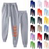 Ladies' Printed Unisex Casual Pocket Drawstring  Pants